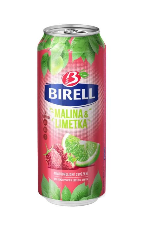 Birell Malina & Limetka 4×0,5l Plech