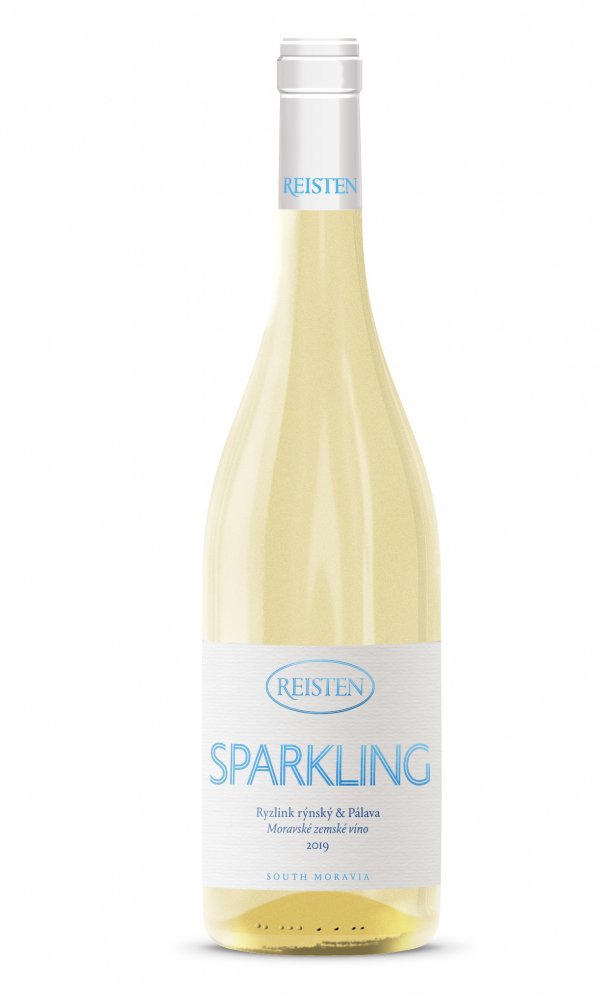 REISTEN Sparkling Pinot Blanc & Pálava Moravské zemské víno 0,75l 12,5%