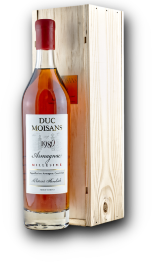 DUC Moisans Millesimé 1980 Armagnac 46% 0,7L (dárkové balení kazeta)