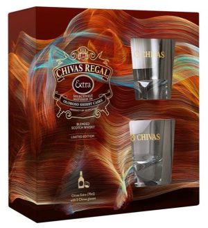 Chivas Regal Extra 13y 0,7l 40% + 2x sklo GB