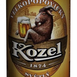Kozel světlé výčepní 10° 6×0,5l 4,2% Plech