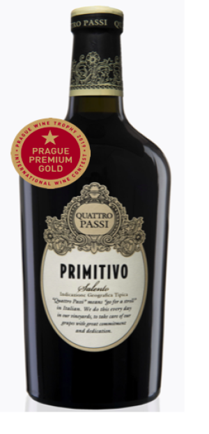 MAGNUM Primitivo Salento IGT Quattro Passi 1,5l 14%