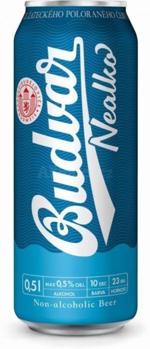 Budweiser Budvar Nealko 6×0,5l 0,5% Plech