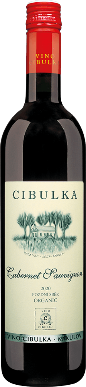 Cibulka Cabernet Sauvignon Pozdní sběr 2020 0,75l 11,5%