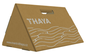 THAYA Dárkový Box Střecha 3×0,75l 11% Karton
