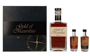 Gravírování: Gold of Mauritius Dark + 2x mini 0,7l 40%