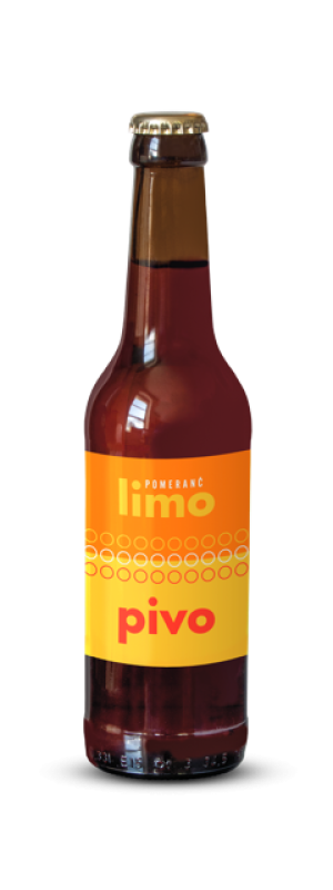 Limopivo pomeranč 0,33l 4,6% Sklo