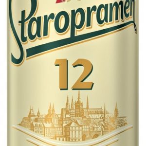 Staropramen 12° 6×0,5l 5% Plech
