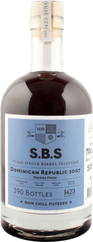 S.B.S Dominican Republic 13y 2007 0,7l 50% / Rok lahvování 2020