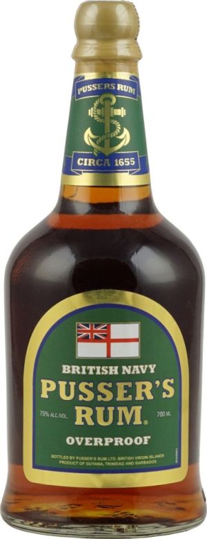 Pusser's British Navy Rum Overproof 0,7l 75,5%