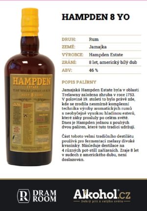Hampden Estate 8y 0,04l 46%
