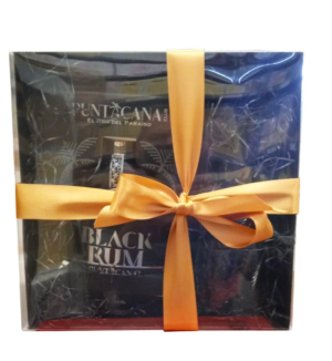 Puntacana Club Black Rum 0,7l 38% + 2x sklo GB