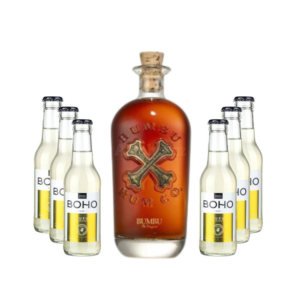 Párty set Bumbu 0,7l 40% + 6x Boho Yuzu
