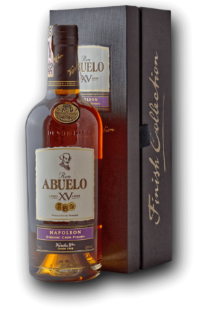 Abuelo 15YO Finish Collection Napoleon Cognac Cask 40% 0,7L (dárkové balení kazeta)
